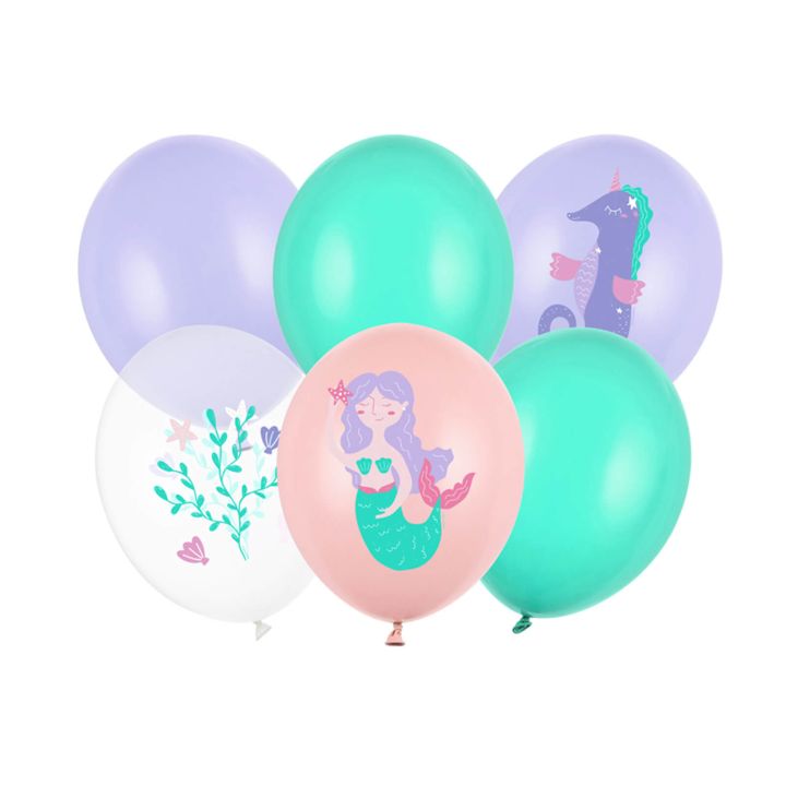 Mermaid balloons set  6pcs.