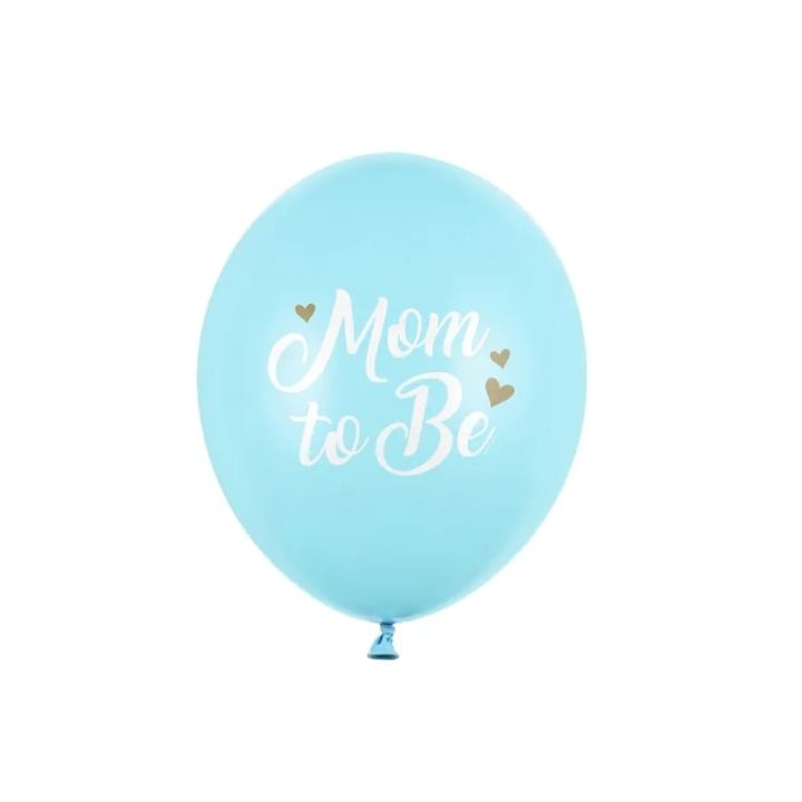 Latex Balloons ''Mom to be'' Boy 5pcs