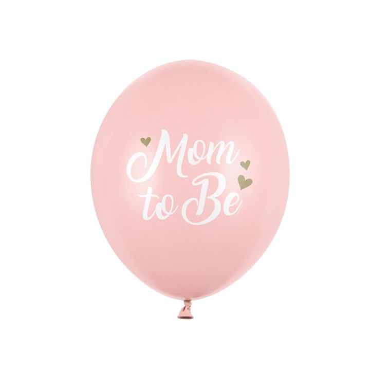 Latex Balloons ''Mom to be'' Girl 5pcs