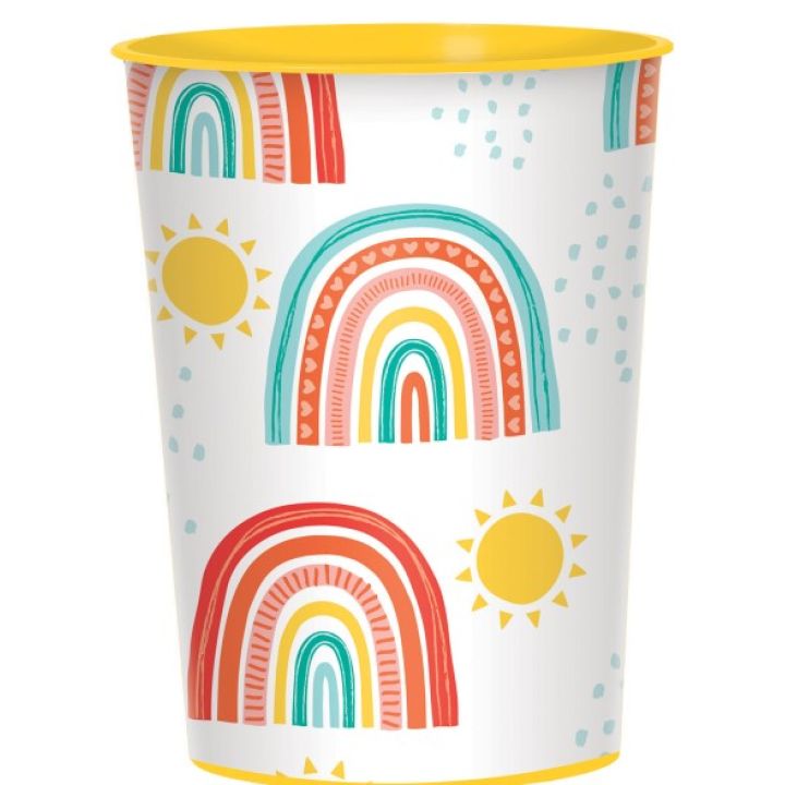 Paper Cups Rainbow 250ml.