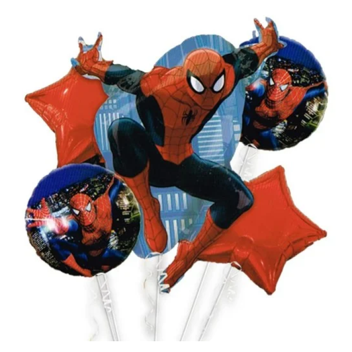 Spiderman Crime Balloons 5pcs.